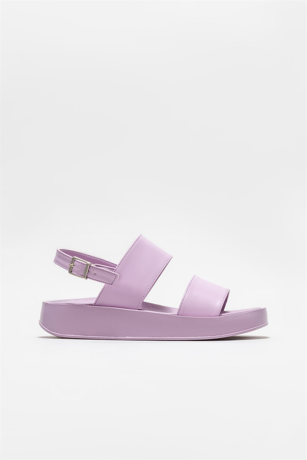 Lila kadın sandalet - Elle Shoes