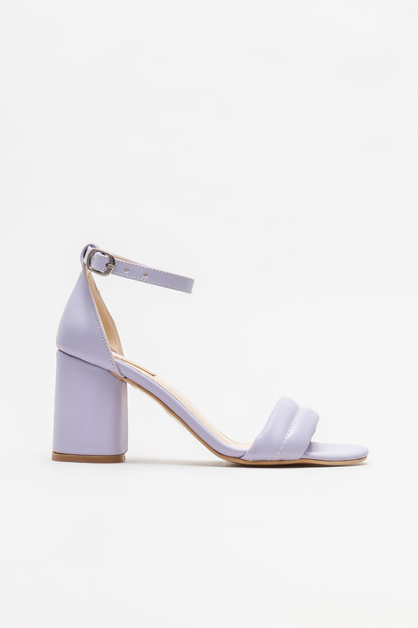 Lila topuklu kadın sandalet - Elle Shoes