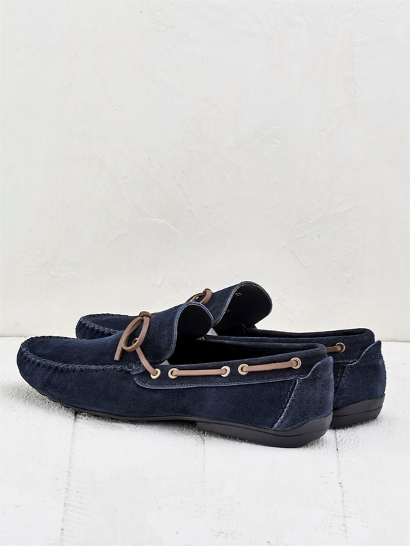 Lacivert süet erkek ayakkabı - Elle Shoes