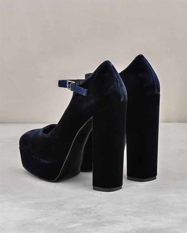 Lacivert kadın ayakkabı - Elle Shoes