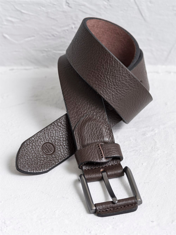 Kahve erkek kemer - Elle Shoes