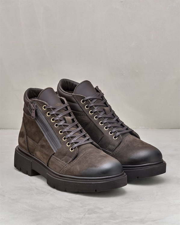 Kahve erkek bot - Elle Shoes