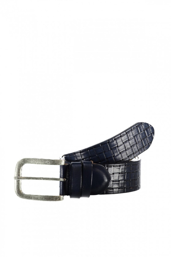 Lacivert erkek kemer - Elle Shoes