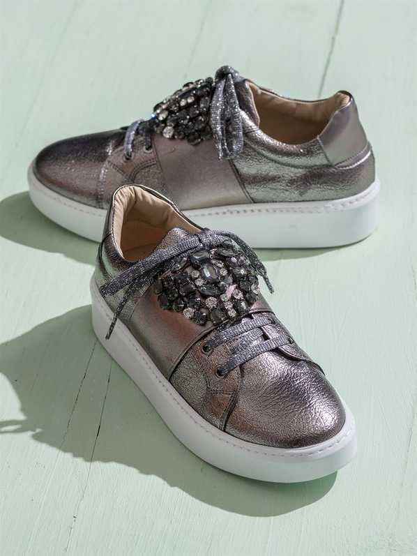 Kurşun kadın ayakkabı - Elle Shoes