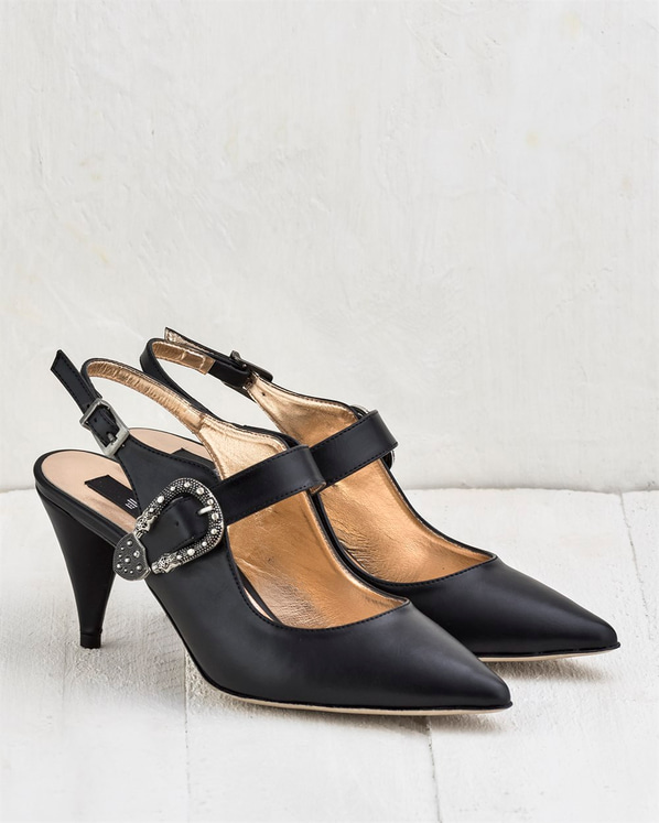 Siyah kadın ayakkabı - Elle Shoes