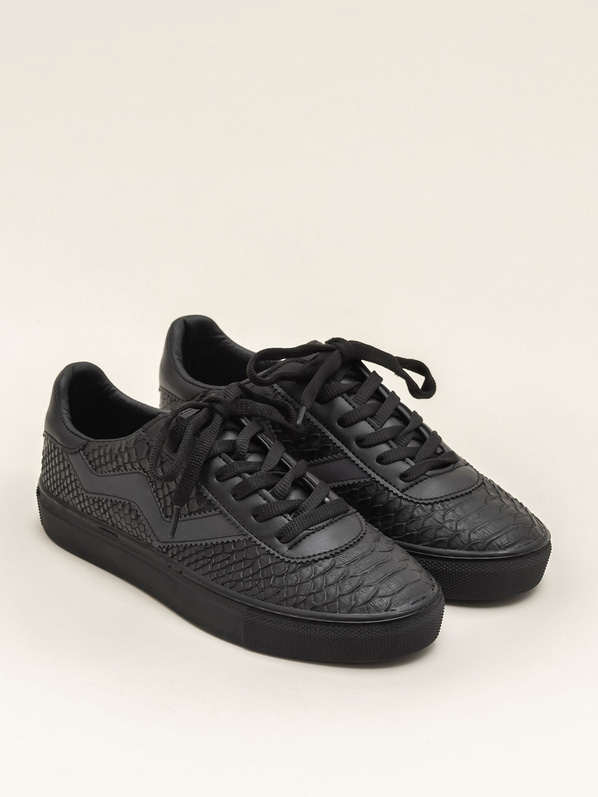 Mauero Kadın Sneaker SIYAH YILAN