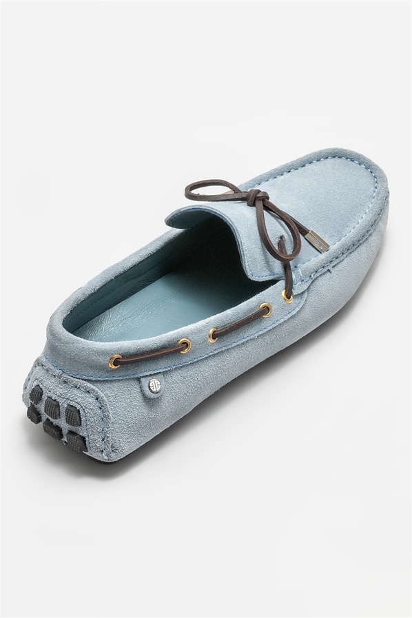Mavi erkek günlük ayakkabı, günlük kullanım için - Elle Shoes