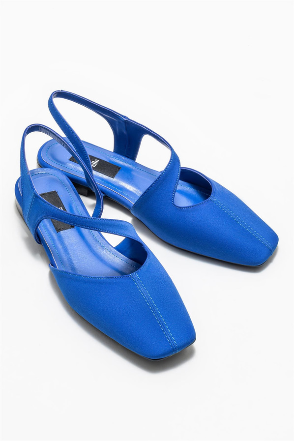 Mavi kadın babet - Elle Shoes