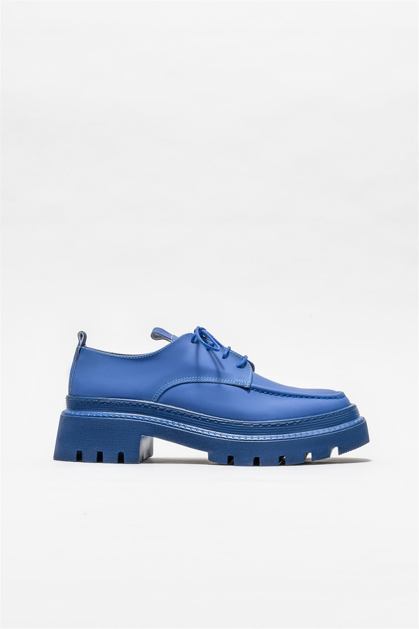 Mavi kadın ayakkabı, günlük kullanım için - Elle Shoes