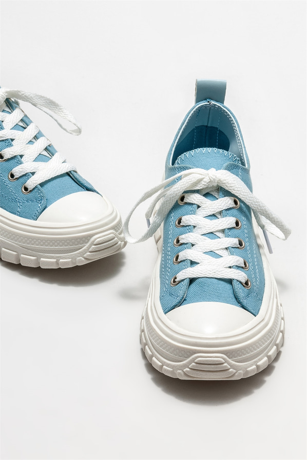 Mavi kadın spor ayakkabı - Elle Shoes