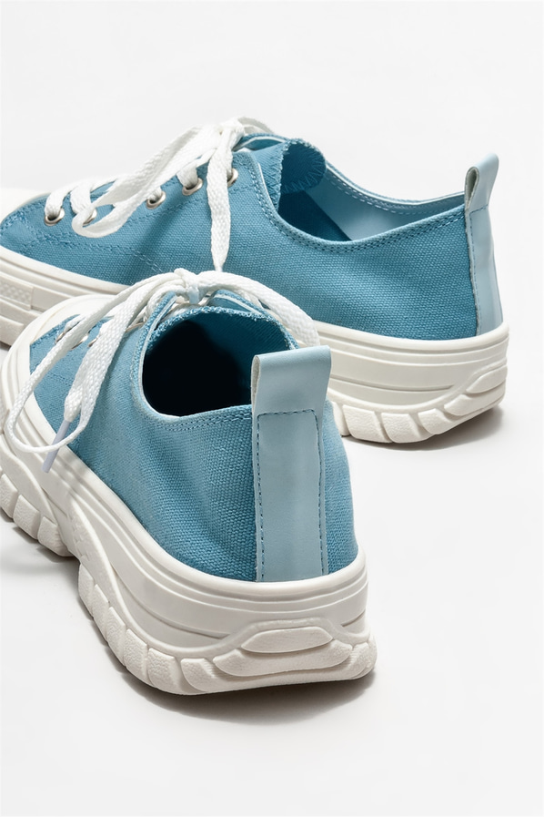 Mavi kadın spor ayakkabı - Elle Shoes