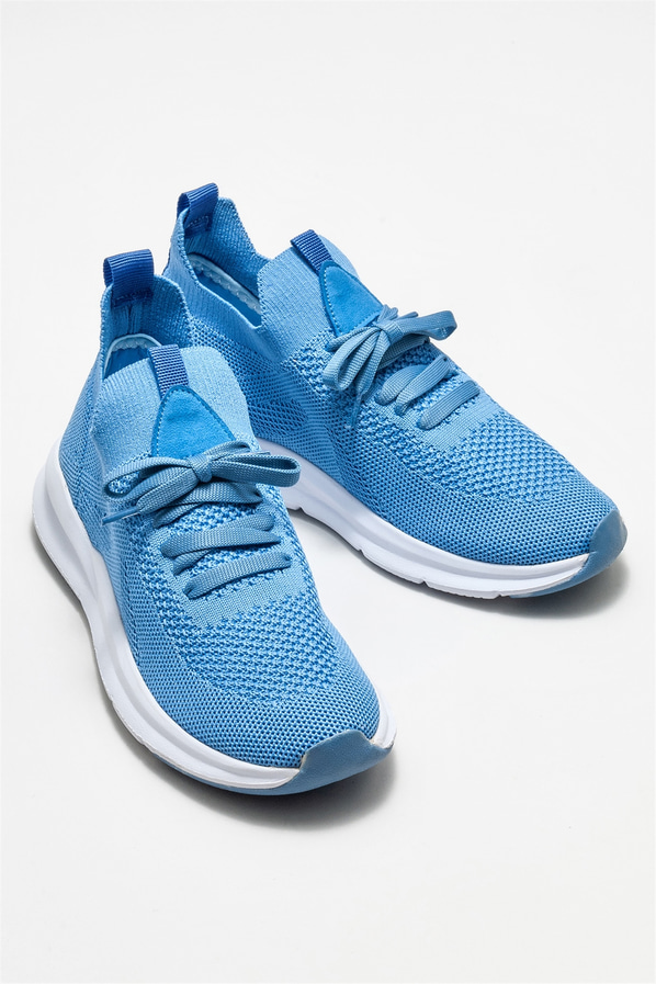 Mavi kadın spor ayakkabı - Elle Shoes