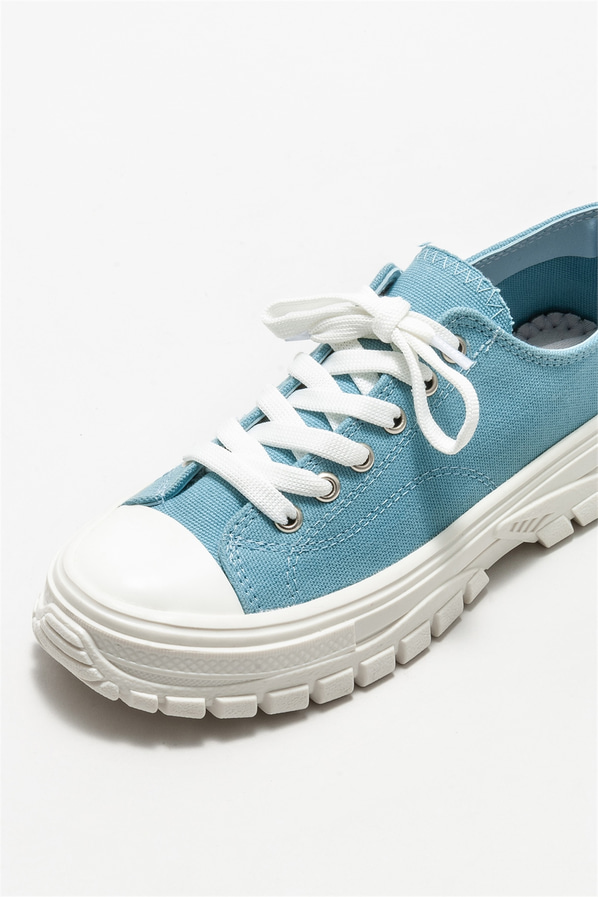 Mavi kadın spor ayakkabı - Elle Shoes