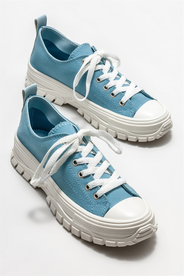 Mavi kadın spor ayakkabı - Elle Shoes