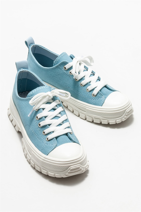 Mavi kadın spor ayakkabı - Elle Shoes