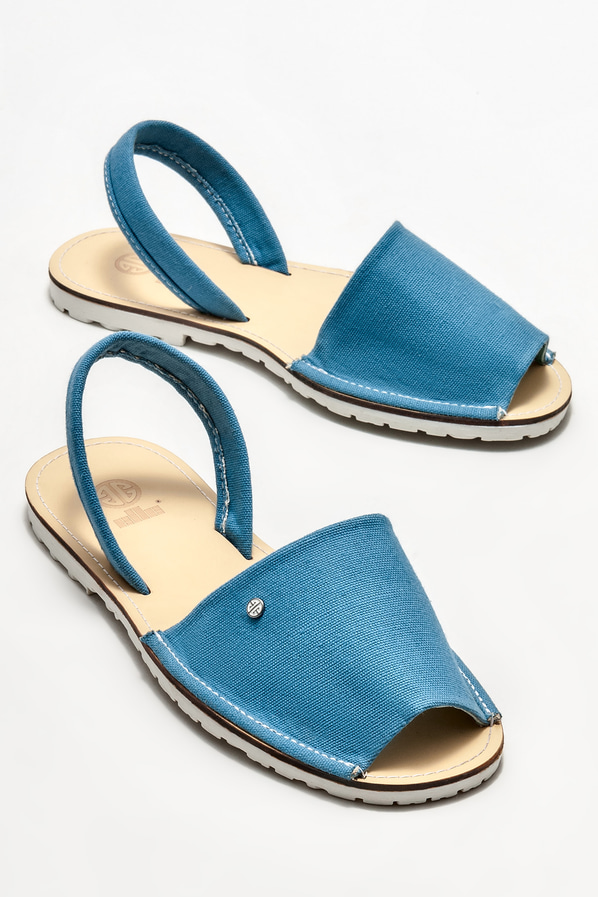 Mavi kadın sandalet - Elle Shoes