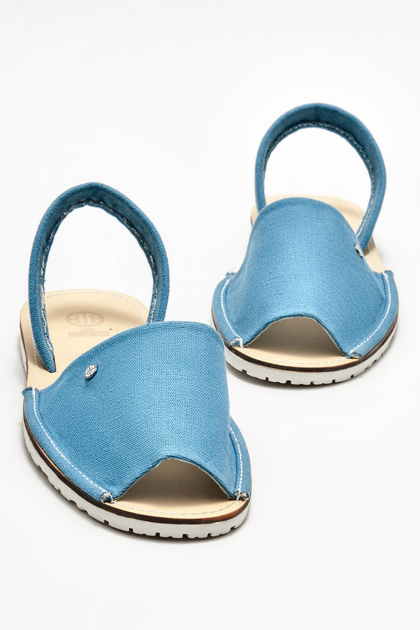 Mavi kadın sandalet - Elle Shoes