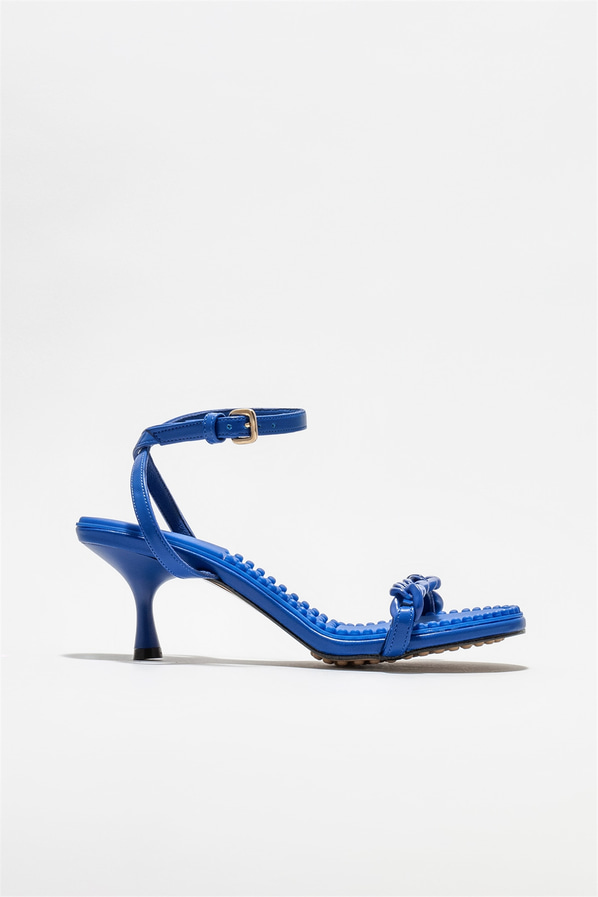 Mavi topuklu kadın sandalet - Elle Shoes