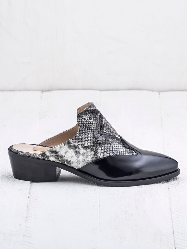 Siyah kadın düz terlik - Elle Shoes