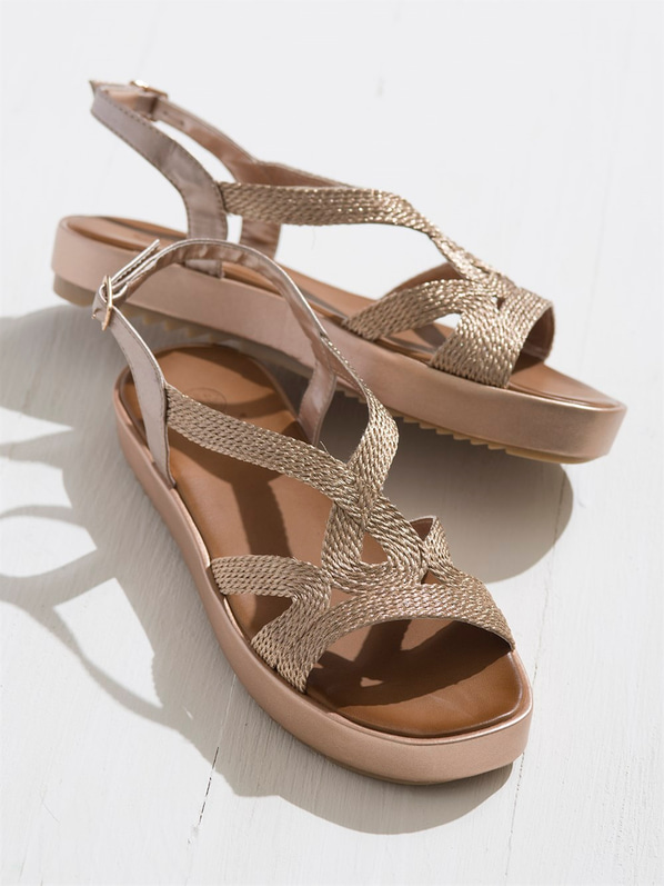 Pembe kadın sandalet - Elle Shoes