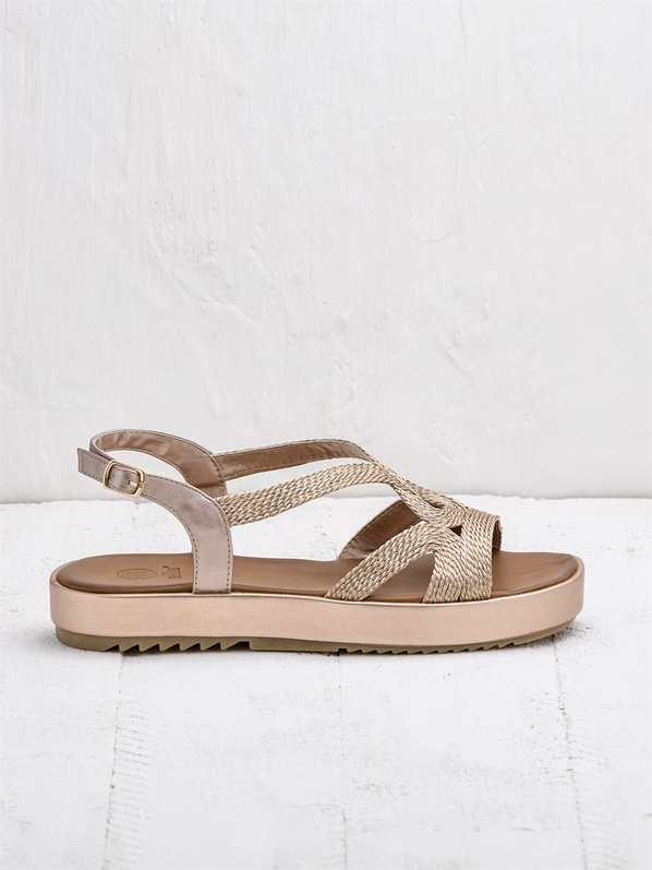 Pembe kadın sandalet - Elle Shoes