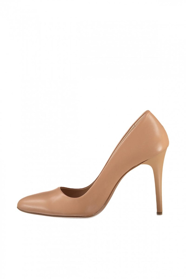 Ten deri kadın stiletto - Elle Shoes