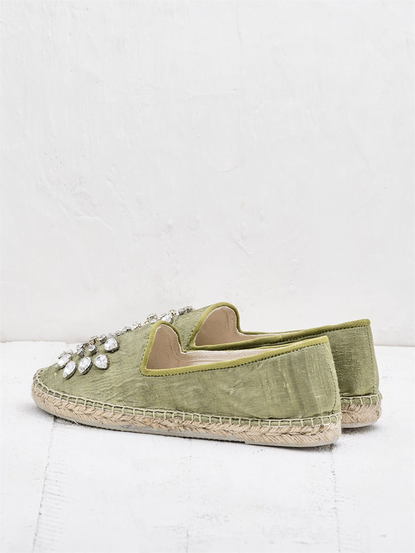 Yeşil kadın ayakkabı - Elle Shoes