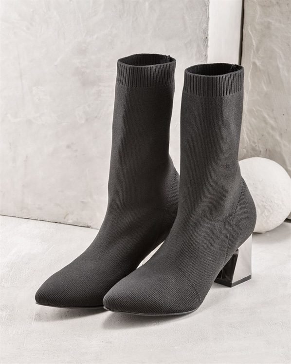 Siyah kadın bot - Elle Shoes