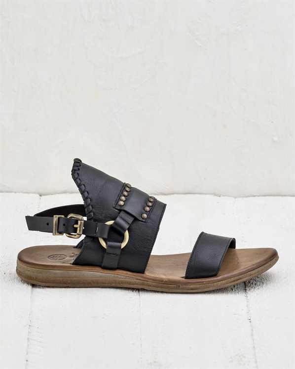 Siyah kadın sandalet - Elle Shoes