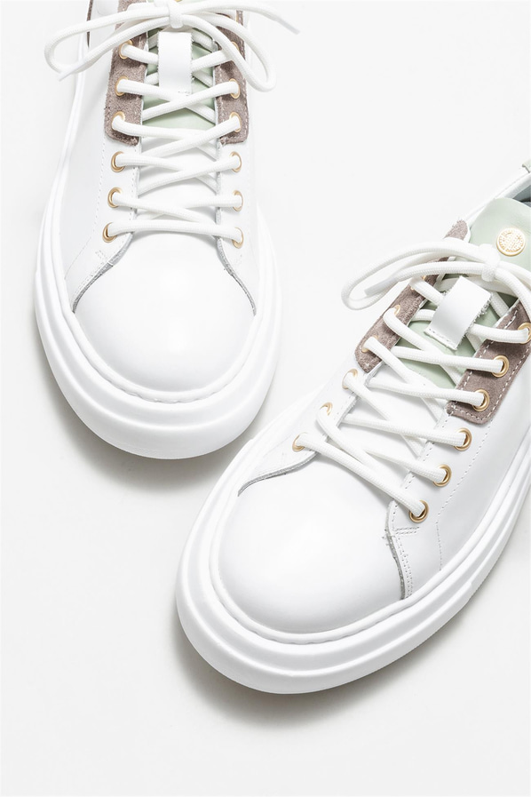 Deri erkek spor ayakkabı - Elle Shoes