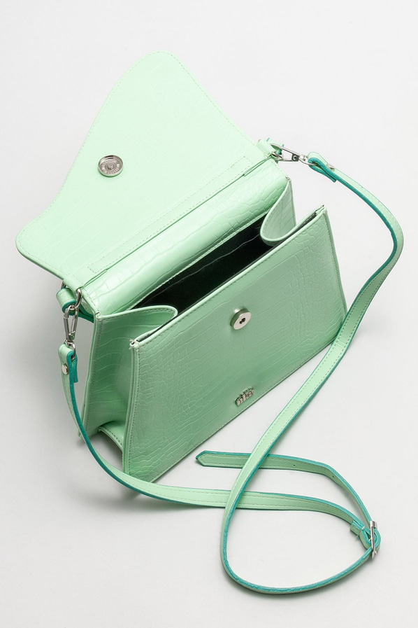 Mint yeşili kadın el çantası - Elle Shoes