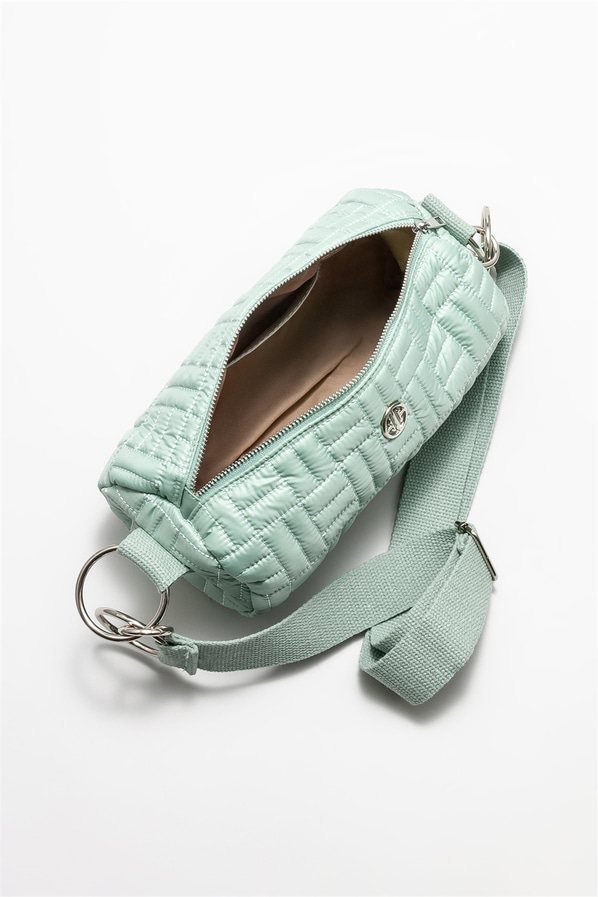 Mint yeşili kadın omuz çantası - Elle Shoes