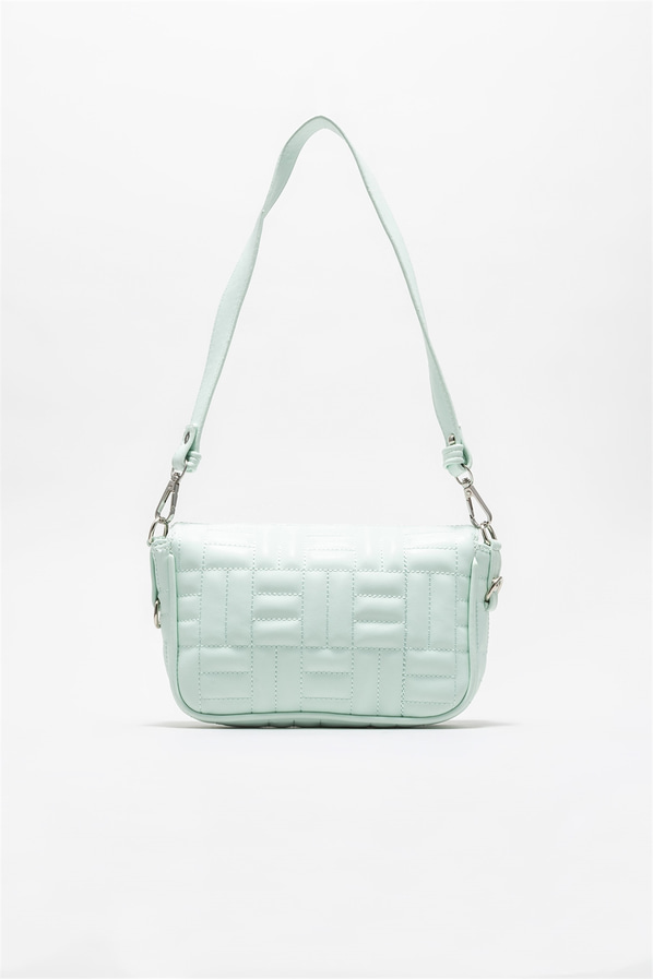 Mint yeşili kadın omuz çantası - Elle Shoes