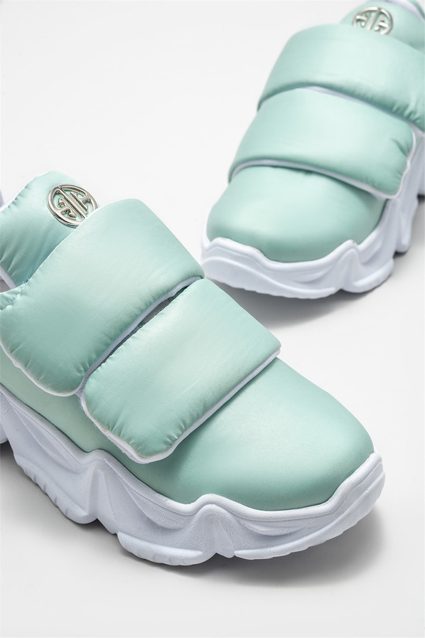 Mint yeşili kadın spor ayakkabı - Elle Shoes