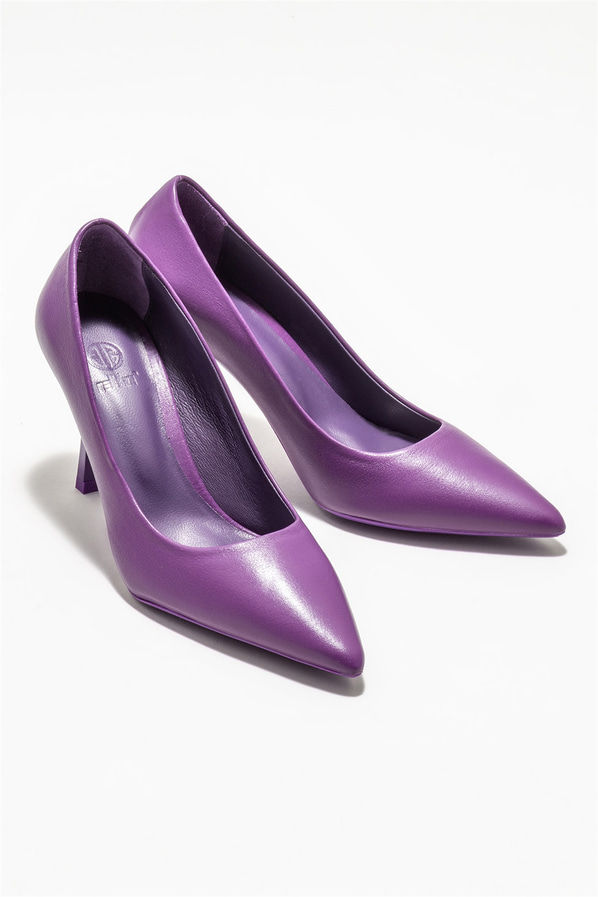Mor deri kadın stiletto - Elle Shoes