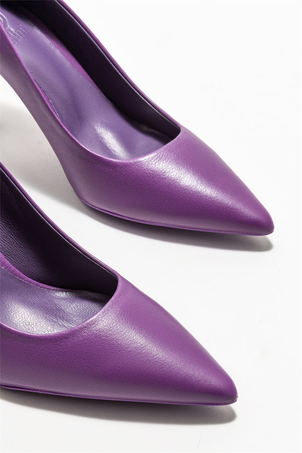 Mor deri kadın stiletto - Elle Shoes