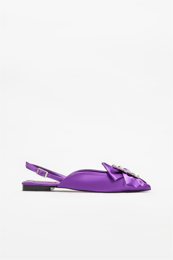 Mor kadın babet - Elle Shoes