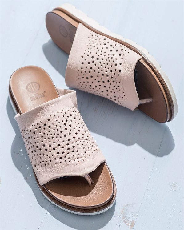 Pudra kadın terlik - Elle Shoes
