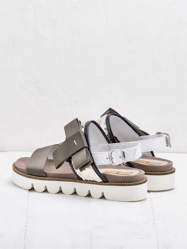 Kahve kadın sandalet - Elle Shoes