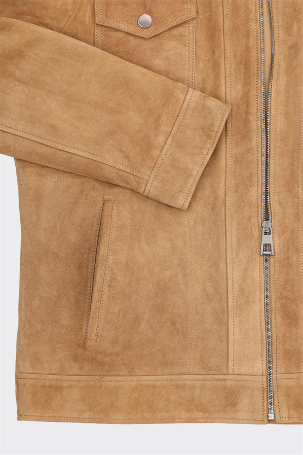 Naturel ten deri erkek ceket - Elle Shoes