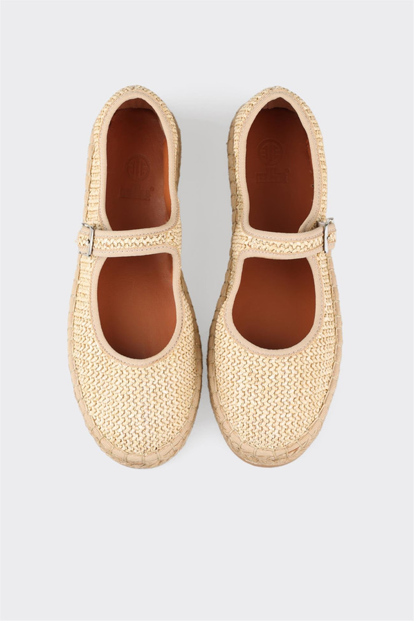 Naturel Deri Kadın Espadril