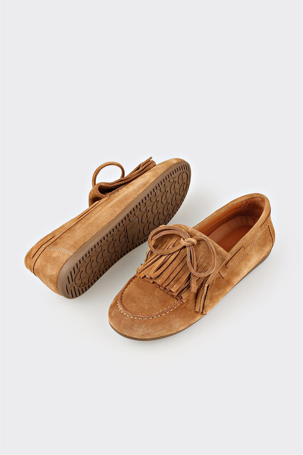 Naturel Deri Kadın Günlük Ayakkabı