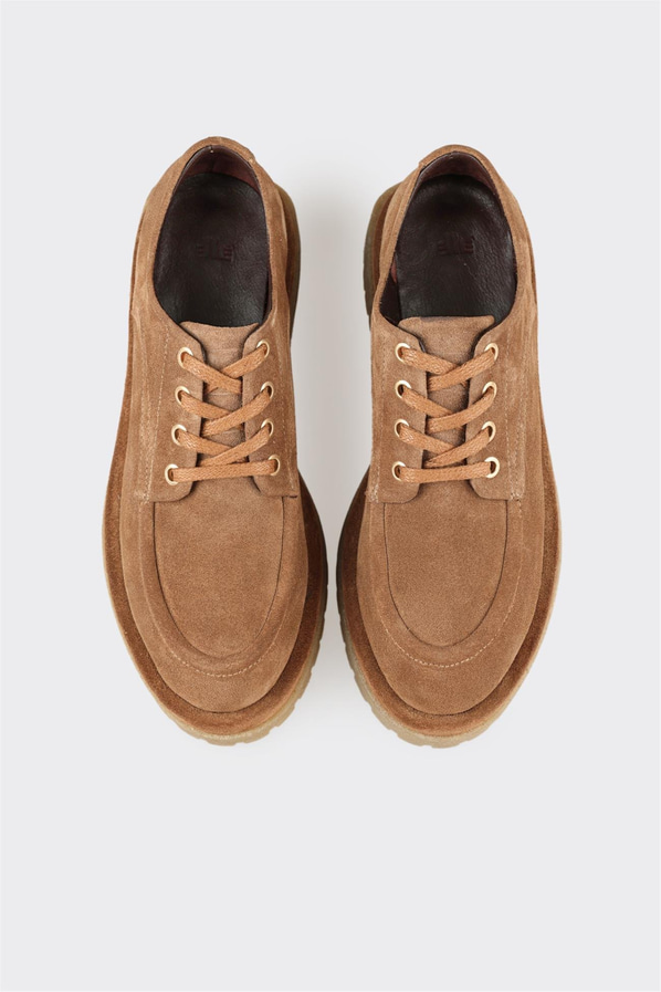 Naturel Deri Kadın Günlük Ayakkabı