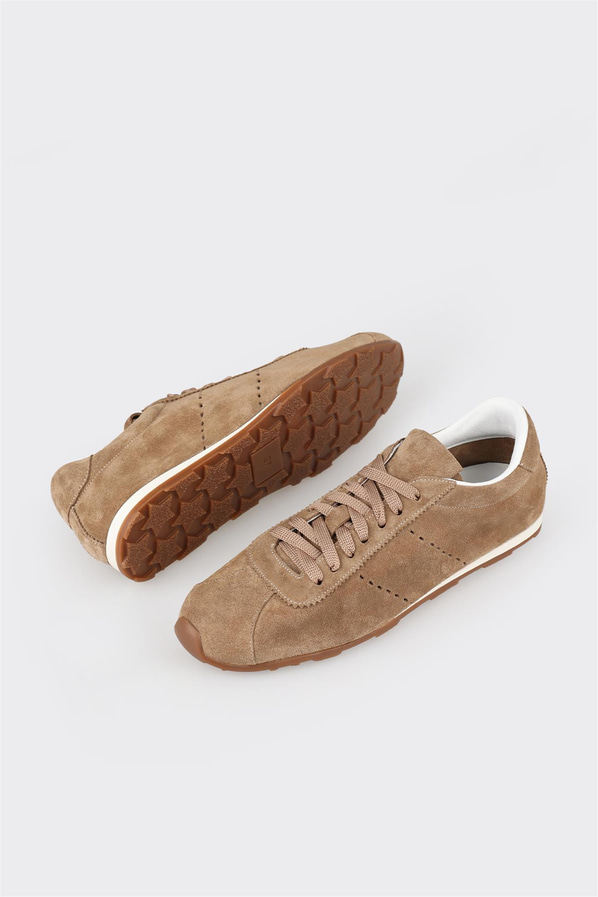 Naturel deri kadın sneaker - Elle Shoes