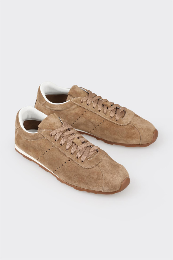 Naturel deri kadın sneaker - Elle Shoes