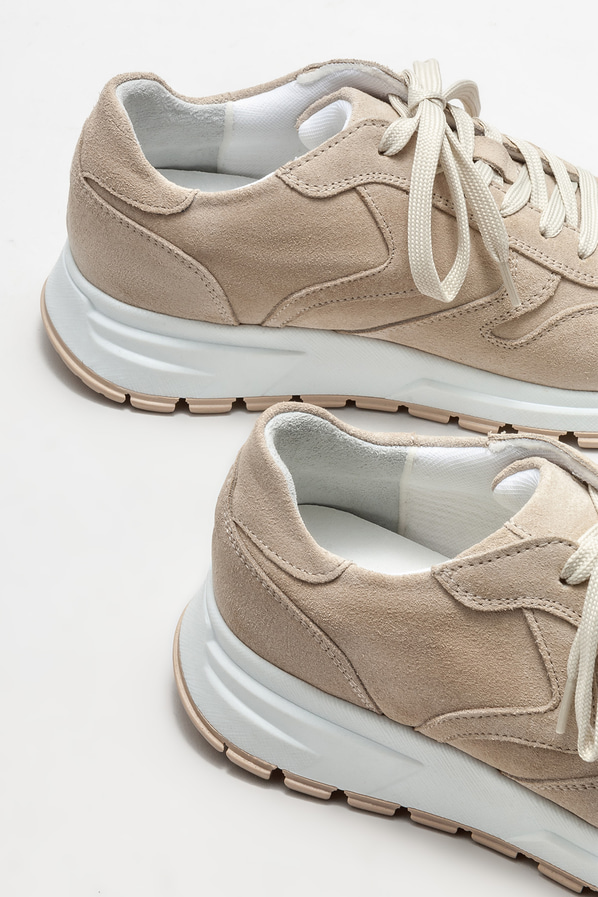 Naturel deri kadın spor ayakkabı - Elle Shoes