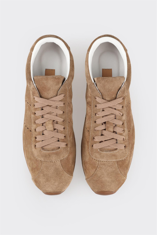 Naturel deri kadın sneaker - Elle Shoes