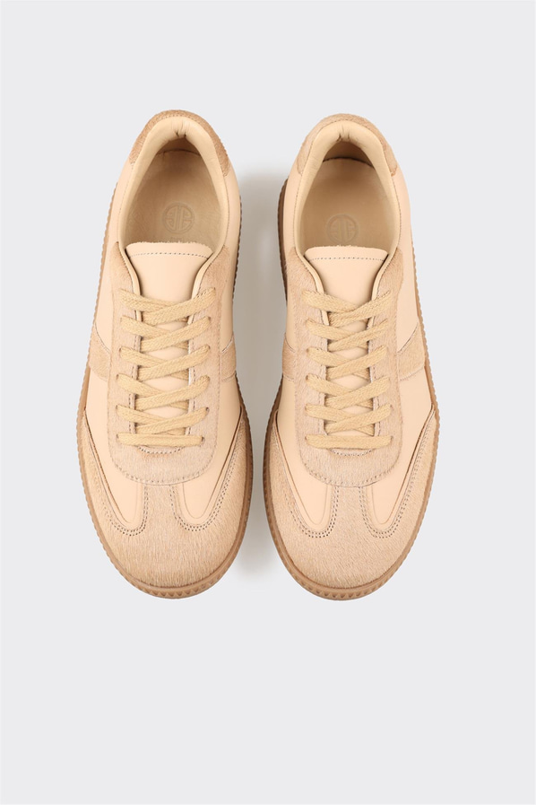 Naturel Deri Kadın Spor Ayakkabı