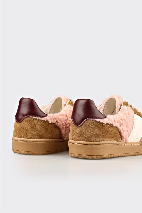 Naturel Deri Kadın Spor Ayakkabı