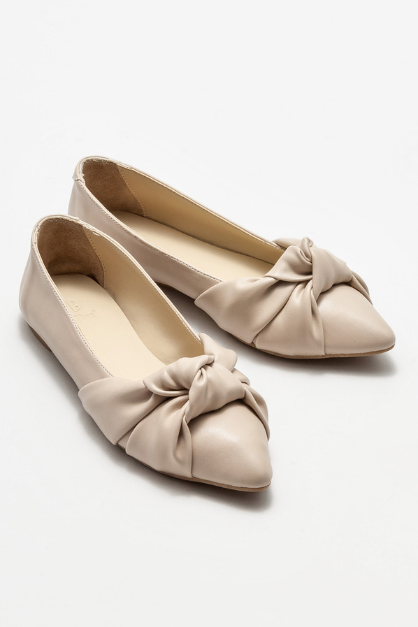 Naturel kadın babet - Elle Shoes